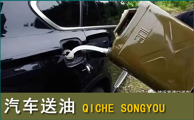 阳山汽车救援送水案例
